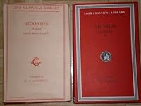 Sidonius Poems and Letters I B0014AWU26 Book Cover