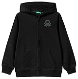 benetton store linz  United Colors of Benetton Jungen Giacca C/CAPP M/L 3BC1C501U Sweatshirt, Nero 100, S