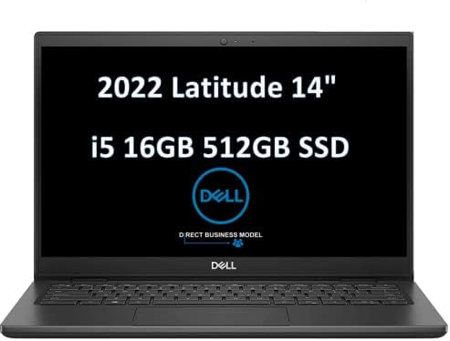 2022 Latest Dell Latitude 3420 3000 14″ FHD IPS (Intel 4-Core i5-1135G7 (Beat i7-1065G7), 16GB RAM, 512GB PCIe SSD, Iris Xe Graphics) Business Laptop, WiFi 6, Webcam, HDMI, Type-C, Win 10 Pro / 11 Pro
