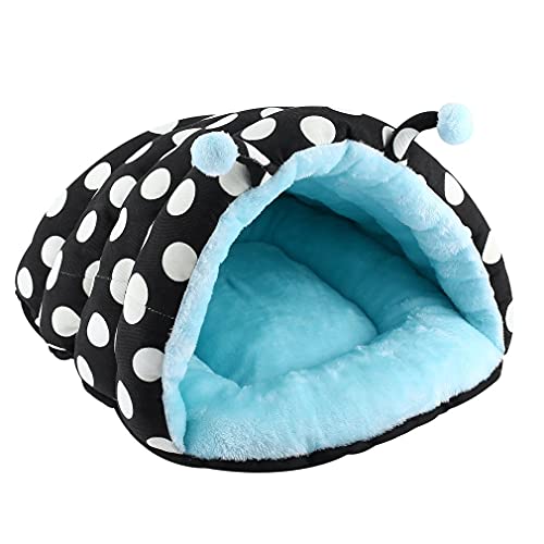 Ymgm Punkt Muster Leuchtende Welpen Haustiere Hund Katze Kennel Super Warme Weiche Hund Katze Bett Haus Nestmatte Pad Tier Haus