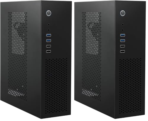Image of Micro ATX Case PC Case: MATX Case DTX Mini PC ITX Desktop Computer Case Support Micro ATX MATX DTX ITX Mini PC (Pack of 2)