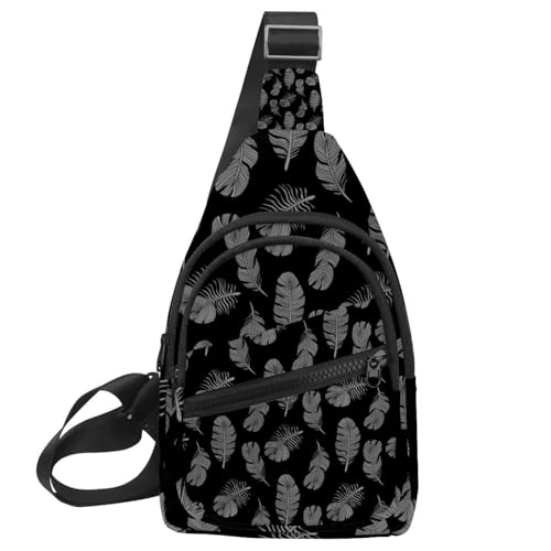 Sac à bandoulière bohème multicolore, sac de poitrine étanche 30x18cm