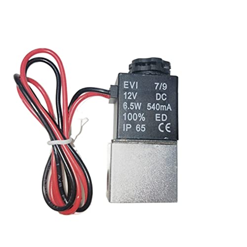 Válvula solenoide de 2 vías normalmente abierta de 1/8" para aire y agua 2