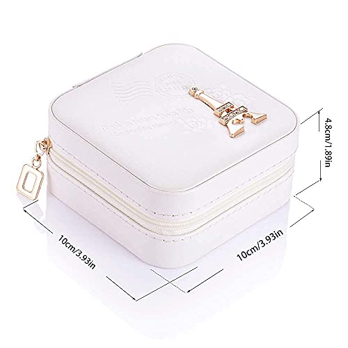 Yiluana Portable Jewelry Case Travel Jewelry Organizer Box For Rings, Earrings, Necklaces,Watches And Other Accessories With Mirror (Tower) #TOP5
