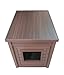 New Age Pet ECOFLEX Cat Box Cover and End Table with Litter Box Enclosure and a 10 Year Warranty Hides Unsightly Litter Box made with Moisture & Odor Resistant Composite Material, Brown