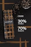 YOCOMO Pure Chocolate Espresso Roast (1kg) | Siebträgermaschinen, Kaffeevollautomaten & Espressokocher | Arabica Robusta | Wenig Säure | schokoladig, nussig | Säurearm | Ganze Bohne