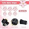 CLKE 6 Pcs Daisy Flower Vent Clips, Air Fresheners Vent Clips, Scents Air Freshener, Car Interior Decor Charm Pink Car Accessories for Girls Women(Pink) #2