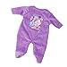 Fenteer Combinaison Pyjama pour Poupée de 18 Pouces Jouet Enfant - Violet