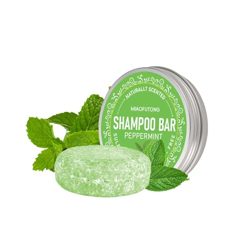 Mint Shampoo Soap,Natural Organic Shampoo Bar,Gentle Cleansing, Nourishes Dry Scalp, Solid Shampoo Soap for All Hair Types,Deep Cleansing, Anti-Dandruff, Nourishing