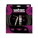 Ernie Ball Instrument and Headphone Combination Cable, 18ft, black (P06411)