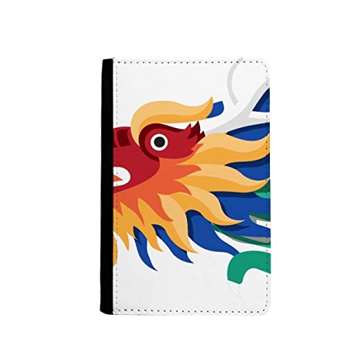 Étui portefeuille de voyage dragon de Chine aux finitions soignées