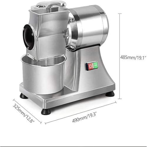 Rallador eléctrico de queso 550W 2800 RPM comercial miniatura 6
