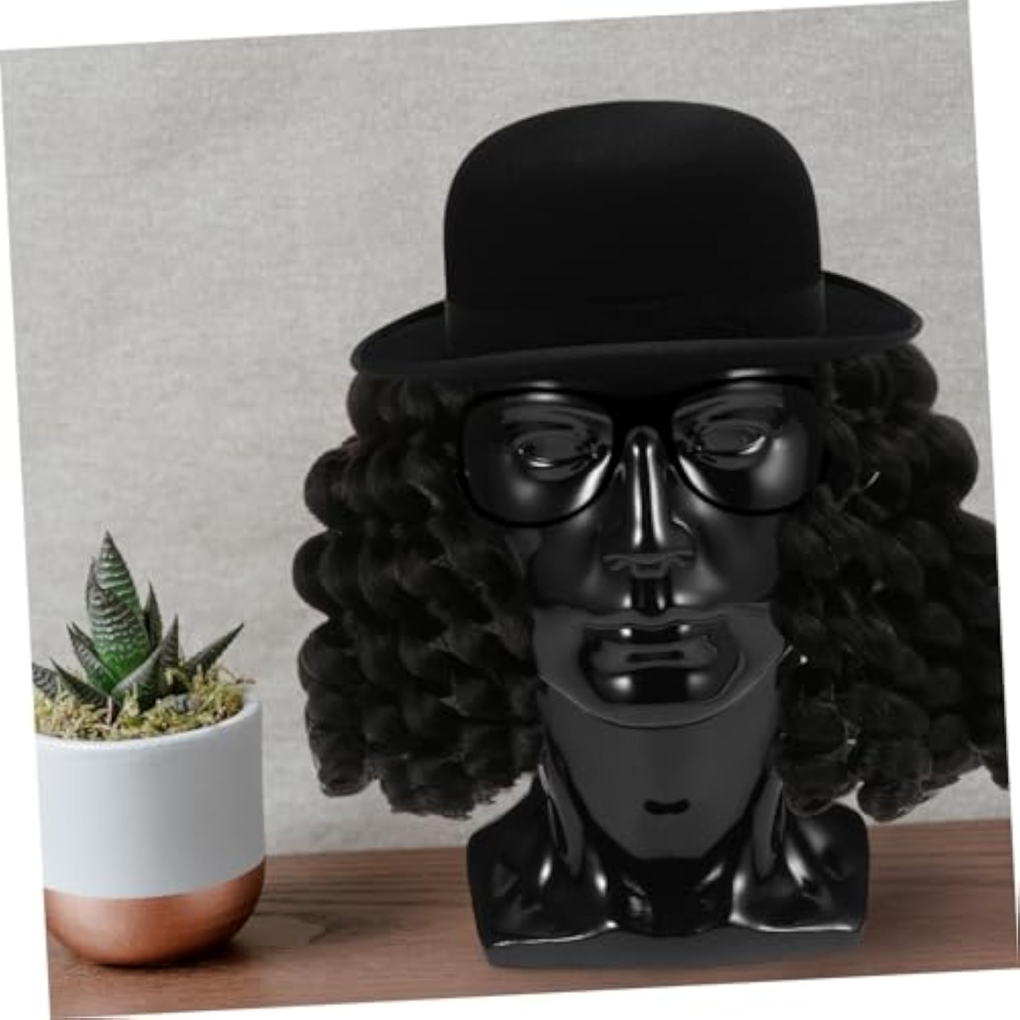 Human Hair Wig Cap Mannequin Head for Salon Practice