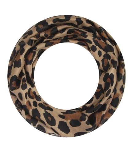 Majea Loop Schal Damen Schlauchschal Halstuch schmaler Loopschal (880051) (braun 5)