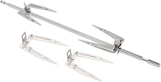 Mikinona 1 Conjunto De Garfo De Frango Assado De Aço Inoxidável Acessórios Eletrônicos Acessórios Para Churrasco De Frango Garfo De Carne Garfo Giratório Garfo De Cozimento Garfo De