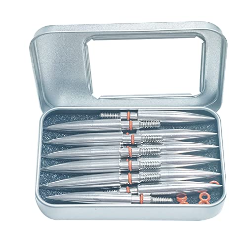 Image of 100 /125 /150 /200 /300 Grains Archery Field Points Practice Field Tips, Archery Target Practice Hunting Arrow Tip for Recurve, Compound Bow Crossbow, Stainless Steel Screw in Broadheads