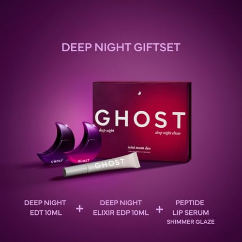 Ghost Deep Night Fragrance Gift Set – Includes EDT 10ml, Deep Night Elixir EDP 10ml & Shimmer Glaze Peptide Lip Serum - Image 5