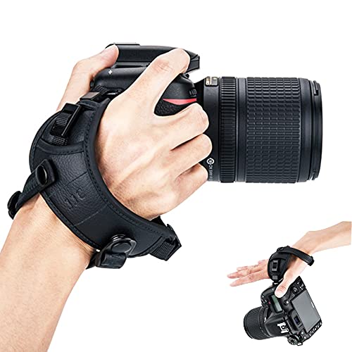 JJC DSLR Camera Hand Strap Grip Wrist Strap With Standing U Plate for Nikon D780 D850 D810 D800 D750 D610 D600 D500 D7500 D7200 D7100 D7000 D5600 D5500 D5300 D5200 D3500 D3400 D3300 D6 D5 D4s D4 D3s -  Jinjiacheng Photography Equipment Co.,Ltd., JF-HS-PRO1P BLACK