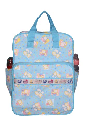 Image of Diaper Bag /Mother Backpack for Travel (Light Blue)