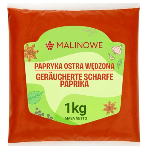 Malinowe SCHARF PAPRIKA 1kg Geräuchert Paprikapulver