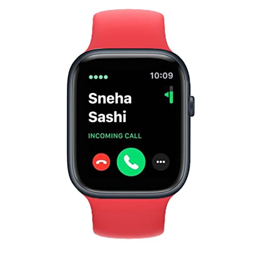 Image of Tokdis MX-1 Pro Bluetooth Calling Smartwatch - 1.69 inch LCD Display, Multiple Watch Faces, Sleep Monitor, Heart & SpO2 Monitoring, Multiple Sports Modes, Water Resistant (Red, MX-1 Pro)