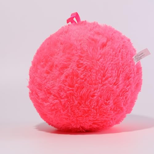 power gift Plüschball Rosa (CF-06) - Stoffball. Durchmesser Ø 23cm. Fluffy Ball. Tolles Kinderball für Drinnen. Flauschiges Spielzeug. Laberl. Kuscheliges Geschenk.
