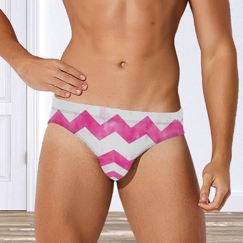 Chevrons Valentine's Day Pattern Men's Swimsuit Bikini Briefs Swim Underwear Stretchy Swimwear2