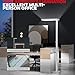 Honeywell LED Floor Lamp Modern - 02E Pro Sunturalux™ Eye Caring Standing Light, 10400LM Dimmable Reading Tall Lampara for Home Office Living Room Bedroom,100W,4000K Natural Daylight