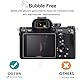 OOTSR (4 Stück Schutzfolie Kompatibel mit Sony Alpha A7II A7RII A7SII A7RIII A7R Mark II A9, Panzerglas Displayschutzfolie für Sony A72 A7R2 A73 A7R3 A7S2 A7R Mark 2 Folie