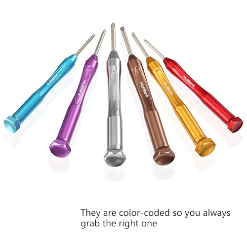 MULWARK Small Screwdriver Set, 6pcs Magnetic Mini Screwdriver Set - image 6