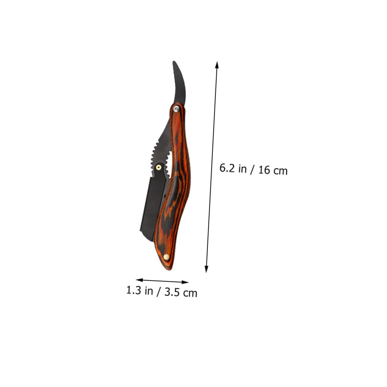 LIFKOME Manual Beard Trimmer Razor Multi Purpose Hair Shaving Tool for Travel Durable Design with Natural Handle present for Family and Friends