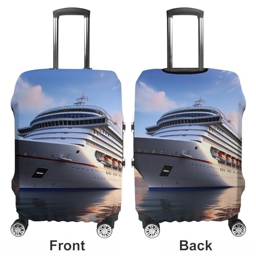 Luggage Cover Elastic Suitcase Cover Protector Washable Travel Baggage Covers Cruise Ships Luggage Covers Carry On Luggage Protector Anti-scratch 19-32 Inch M3