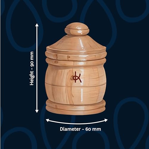 Image of Kooji Wood - Blue Crystal - Car & Home Perfume - 12ml | Premium Freshener - Menthol, Eucalyptus & Snowflake Notes - 100% Indian Ingredients - Long-Lasting Aroma - Up to 90 Days