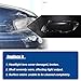 ACROPIX Front Left Right Side Headlight Cover Headlamp Clear Lens Shell Cover Fit for BMW E46 2003-2006 2-Door Coupe No.63127165908 - Pack of 2