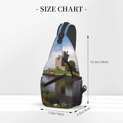 Bolso bandolera unisex para diario y senderismo miniatura 2