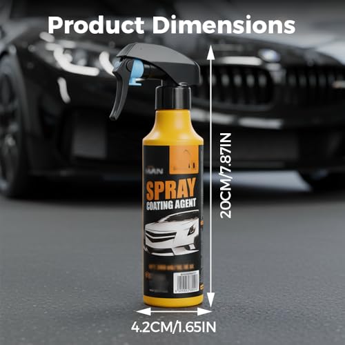 Kit de spray cerámico nano hidrofóbico para autos 3Pcs miniatura 6
