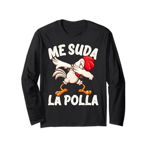 Me Suda La Polla Regalo De Pollo Para Frikis Divertida Manga Larga