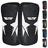 Elite-Sports-Muay-Thai-Kickboxing-Pads-MMA-Knee-and-Elbow-Target-Kicking-Strike-Shield-Pair-for-Martial-Arts Elite Sports 2 Pcs Muay Thai Kickboxing Pads MMA Knee and Elbow Target Kicking Strike Shield Pair for Martial Arts (White)