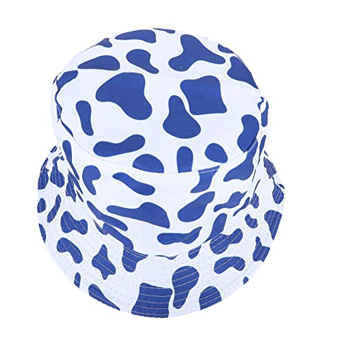 SOIMISS Vaca Impressão Buceta Chapéus Verão Pescador Chapéu de Praia Caps Padrão de Vaca Imprimir Ca