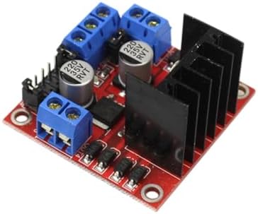 NUOBESTY L298n Dc step motor sürücü modülü, çift H köprü kontrol paneli, yüksek sürücü performansı ve entegre koruma diyotu, robotik ve akıllı araç uygulamaları için - Görsel 1