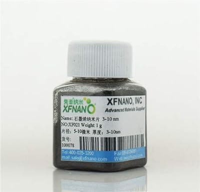 High Purity 99.5% Graphene Nanoplateletsï¼ˆ1 Gramï¼‰with Thickness 3-10nm-Same Day Priority Shipping