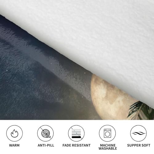 Couverture à capuche tropicale pour vos soirées cocooning et nuits fraîches