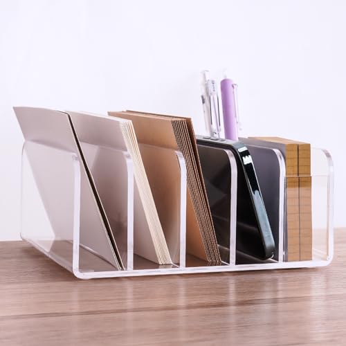 NiHome Clear Acrylic Letter Rack, Multipurpose Letter Holder and Organizer for Home, Office, and Classroom, Durable Anti-Slip Design for Efficient Space Utilization. - Cosy Home Interiors NiHome Clear Acrylic Letter Rack, Multipurpose Letter Holder and Organizer for Home, Office, and Classroom, Durable Anti-Slip Design for Efficient Space Utilization. - Image 6