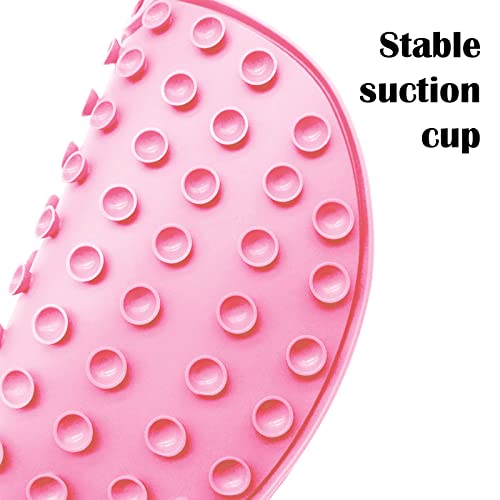 Jianglai Shower Foot Massager Scrubber, Foot Cleaner Massage Mat With Non Slip Suction Cups, Improve Circulation Relieve Tired And Pain (Pink) #TOP2