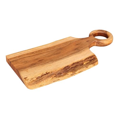 Tabla de Cortar de Madera Acacia con Asa Redonda 43x20 cm miniatura 3