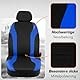 Upgrade4cars Autositzbezüge Set Universal Blau | Auto-Schonbezüge Vordersitze & Rückbank | Autositzbezug Schwarz | Autozubehör Innenraum | Geschenke für Frauen und Männer
