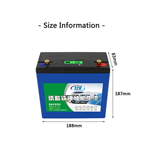 Multinn 12V 24Ah Lithium Iron Phosphate Battery Pack, 2000+ Deep Cycle Lifepo4 Battery, Built-In Bms, For Camping Power/Toys/Rv/Scooter #TOP1