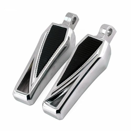 Repose-pieds moto pilote antidérapant résistant pour Dyna Fat Bob Softail - 5