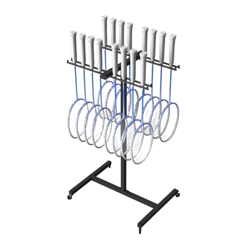 Organizador de Raquetas de Tenis con Ruedas y Capacidad 15kg