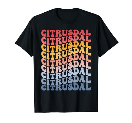 Citrusdal City Groovy Retro T-Shirt